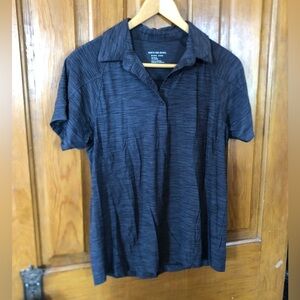 Ladies Grey Short Sleeve Golf Tee